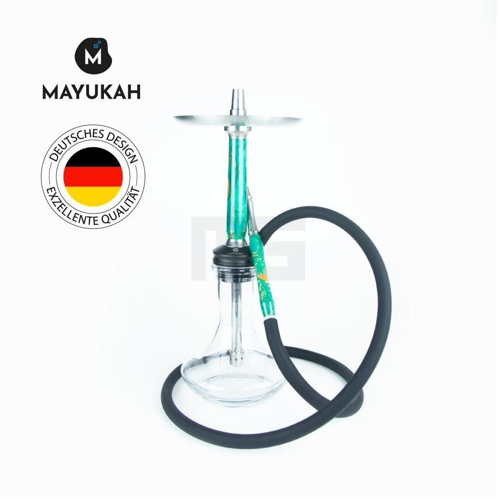 mayukah-tuerkis-orange Mayukah Hookah Türkis / Orange