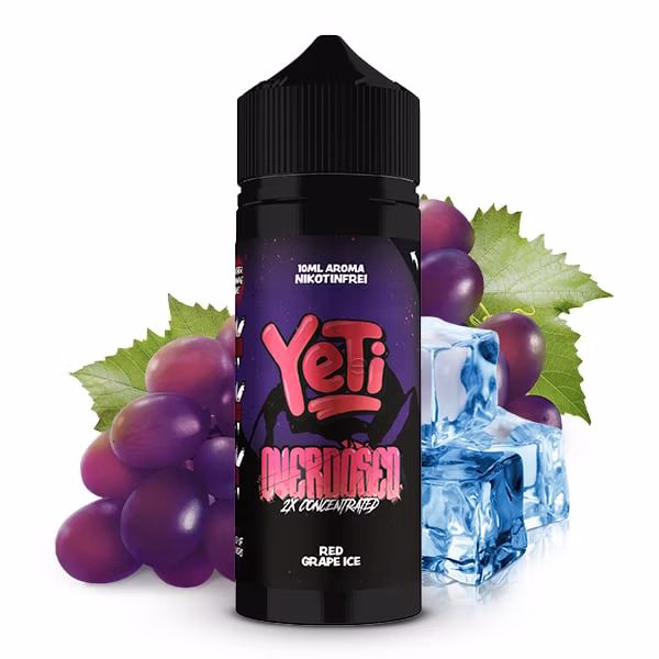 Yeti Overdosed - Red Grape Ice - Aroma - 10ml Yeti Overdosed - Red Grape Ice - Aroma - 10ml