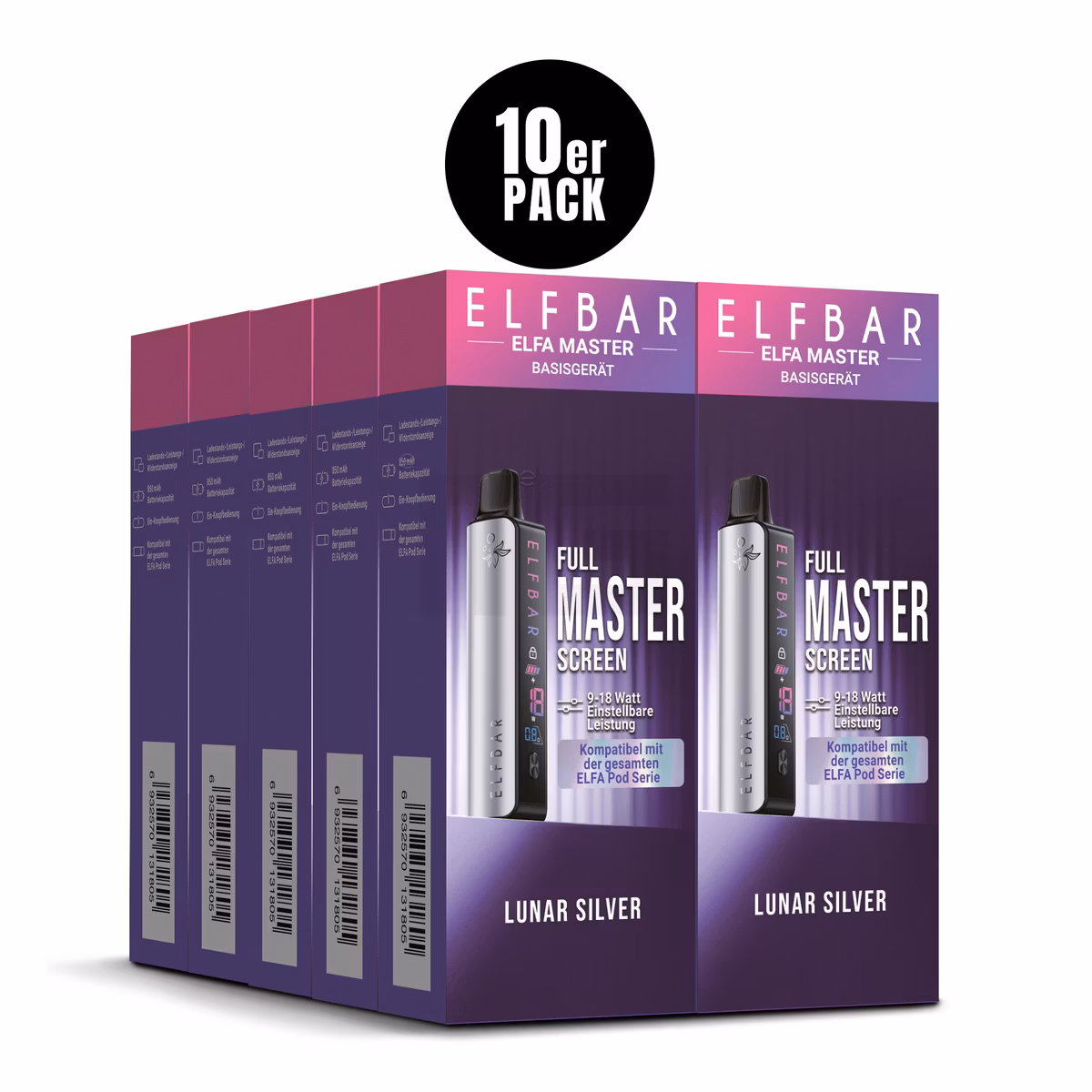 lunar-silver-3 Elfbar - ELFA MASTER - Basisgerät - Lunar Silver