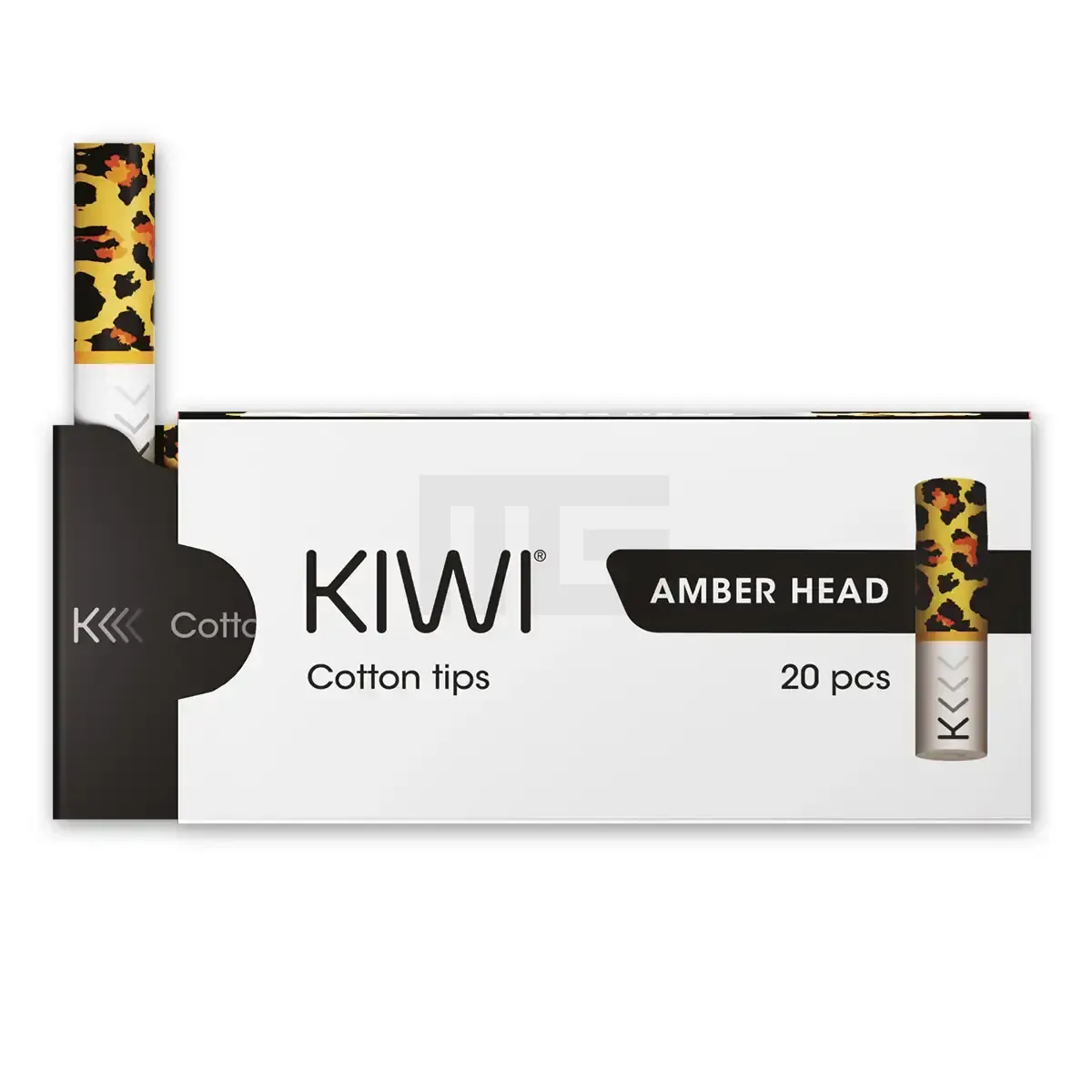 KIWI Cotton Filter Tips Amber Head 20 Stk. KIWI Cotton Filter Tips Amber Head 20 Stk.