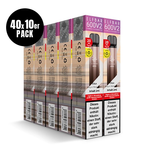 Elf Bar 600 V2 - Einweg E-Zigarette - Cola - 20mg