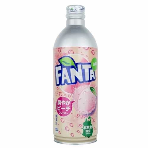 fanta-white-peach-getraenke-flasche-front Fanta White Peach Japan Edition 500 ml