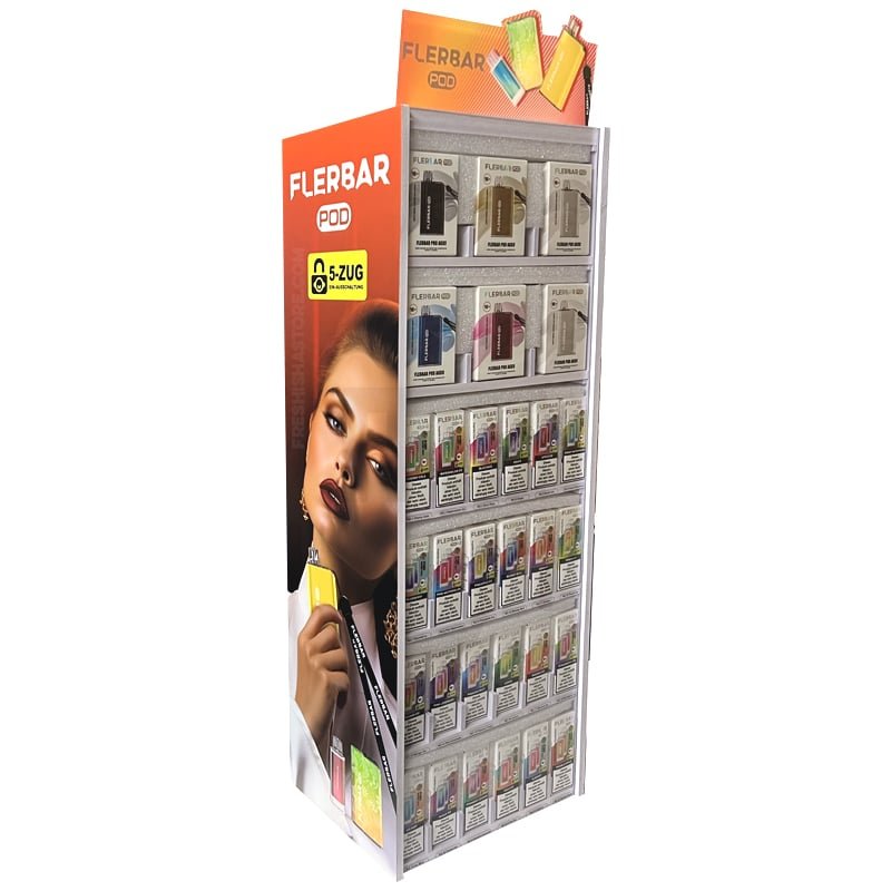 flerbar-pod-display-bundle-4 Flerbar - Prefilled Pod - Display Bundle - 120x Pods + 30x Basisgeräte