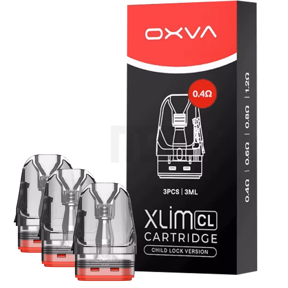 OXVA - Xlim Pro - Pod Tank Verdampfer - 3er Paket - 3ml Top Fill - 0.4 Ohm OXVA - Xlim Pro - Pod Tank Verdampfer - 3er Paket - 3ml Top Fill - 0.4 Ohm