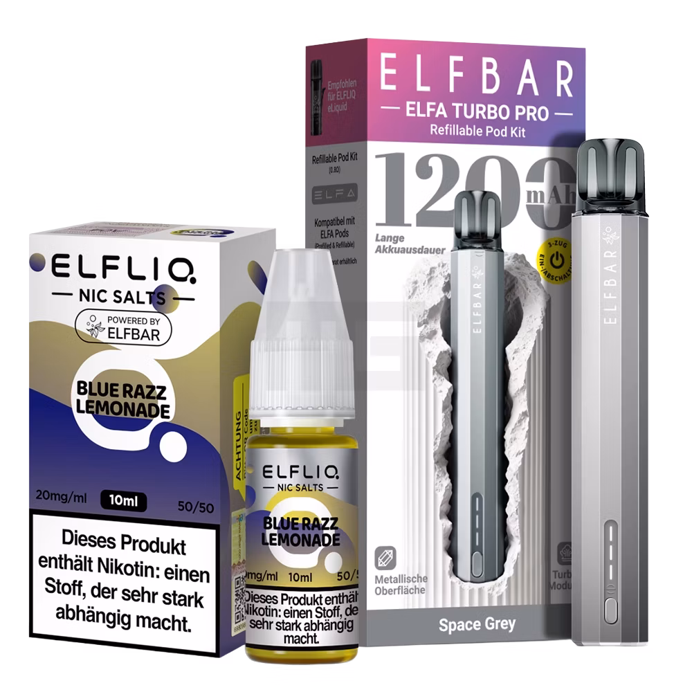 Elfbar - ELFA Turbo Pro + ELFLIQ - Starter Kit