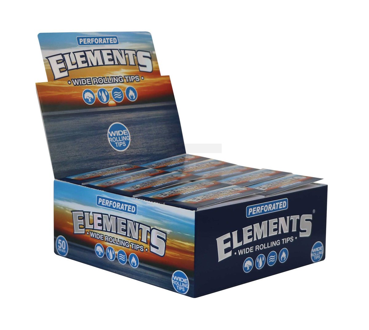 Elements Papers - Wide - Perforiert - 50 Tips