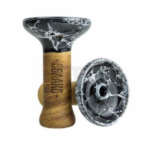 oblako-shisha-phunnel-kopf-marble-black-white Shisha-Kopf-Phunnel-Oblako-M-Glazed-Marble-Black-White-freshisha-store