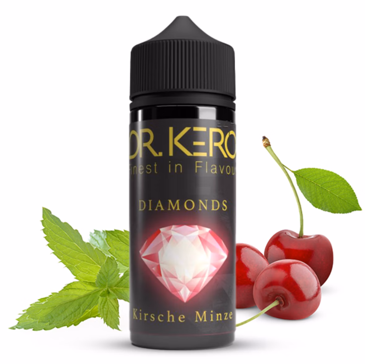 DR. KERO - DIAMONDS - Kirsche Minze - Aroma 10ml - Steuerbanderole