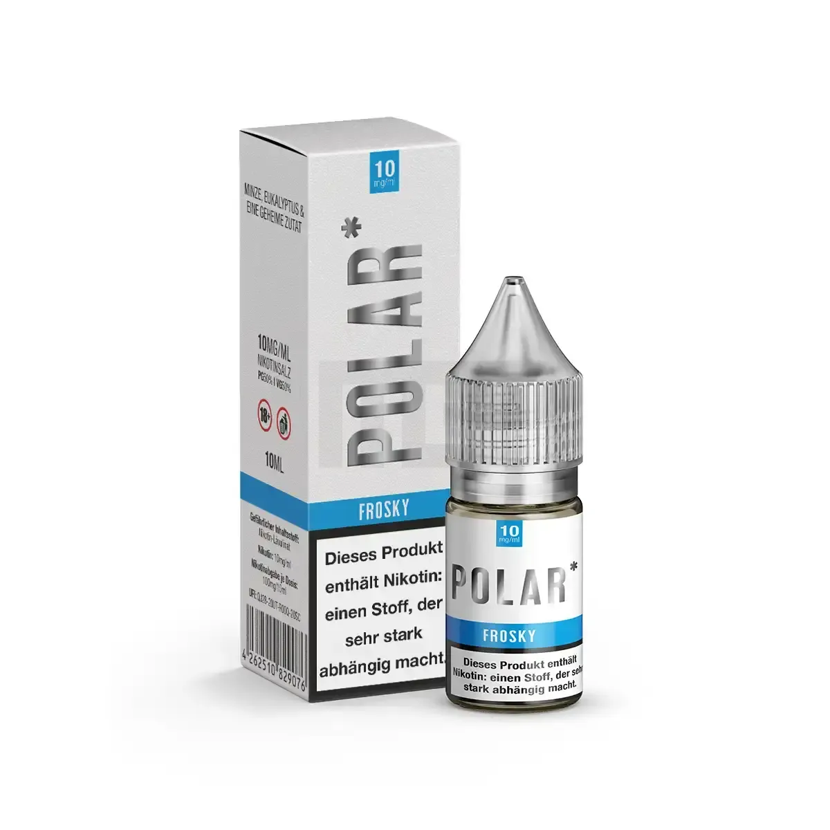 Polar Nikotinsalz-Liquid Frosky 10ml 10mg Polar Nikotinsalz-Liquid Frosky 10ml 10mg