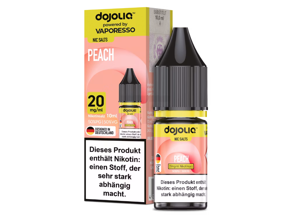 Vaporesso - Dojo - Nikotinsalz-Liquid - 10ml - Peach - 20mg