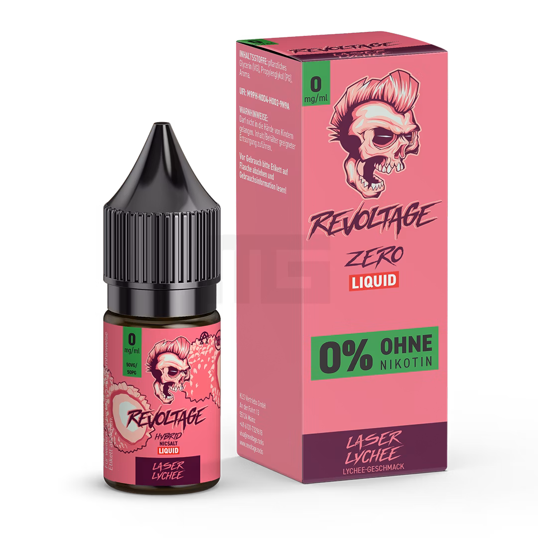 Revoltage - Hybrid Nikotinsalz Liquid - 10ml - Laser Lychee - 0mg Revoltage - Hybrid Nikotinsalz Liquid - 10ml - Laser Lychee - 0mg