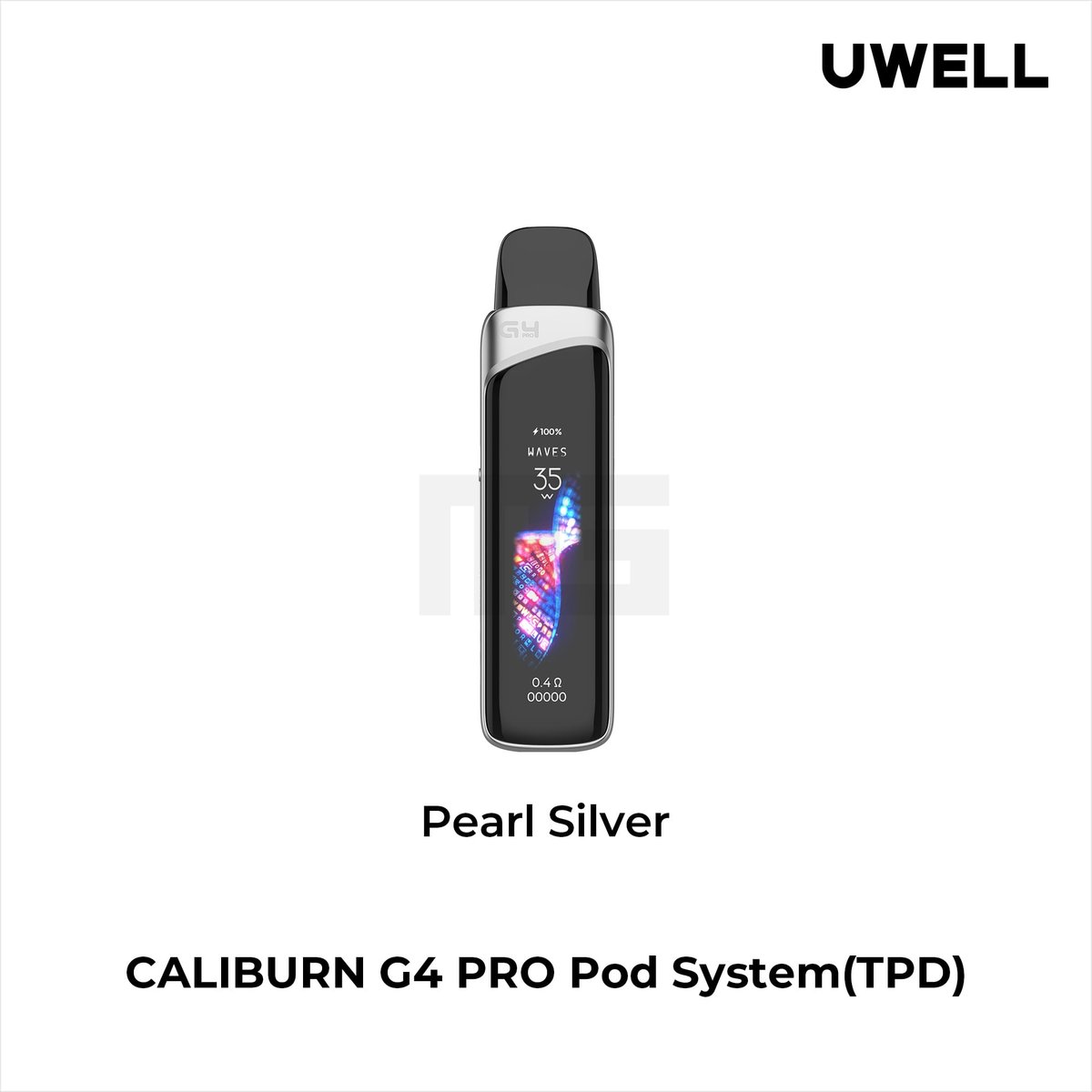 Uwell - Caliburn G4 Pro - Pod Kit - Pearl Silver Uwell - Caliburn G4 Pro - Pod Kit - Pearl Silver
