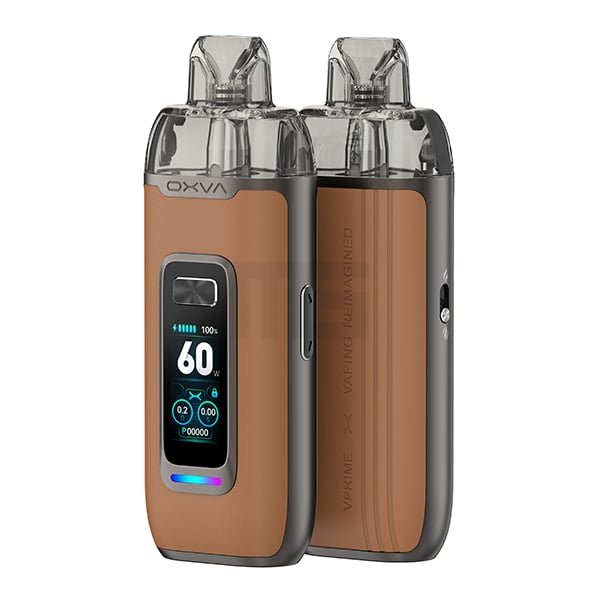 OXVA - VPRIME - Pod Kit - Brown Leather OXVA - VPRIME - Pod Kit - Brown Leather