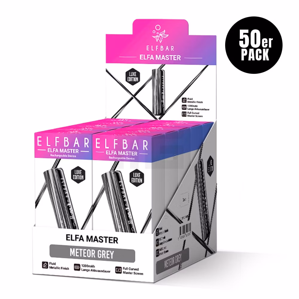 Elfbar - ELFA MASTER - Basisgerät - Meteor Grey (LUXE Edition)