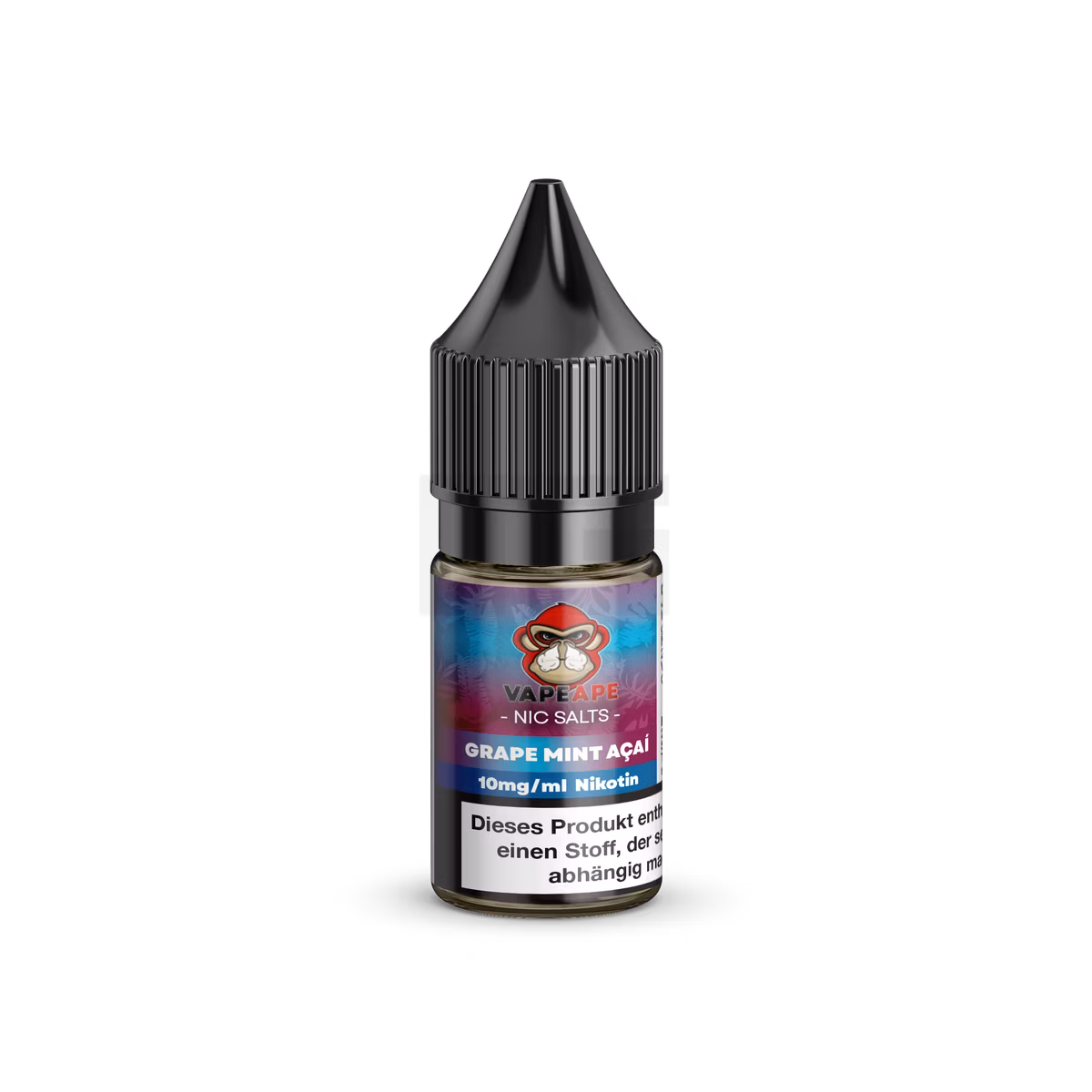 VapeApe - Nikotinsalz-Liquid - 10ml - Grape Mint Açaí | Nikotinsalz-Stärke : 10mg VapeApe - Nikotinsalz-Liquid - 10ml - Grape Mint Açaí | Nikotinsalz-Stärke : 10mg