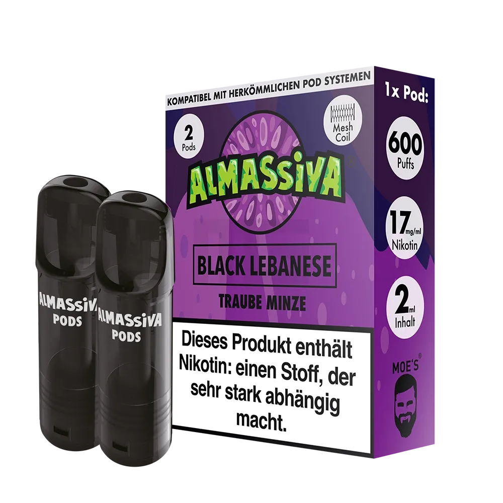 Al Massiva - Prefilled Pod - 2ml - 2er Pack - Black Lebanese