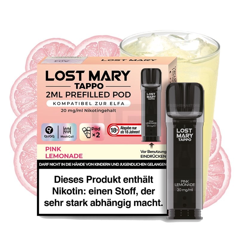 Lost Mary - Prefilled Pod - Tappo - Pink Lemonade - 20mg