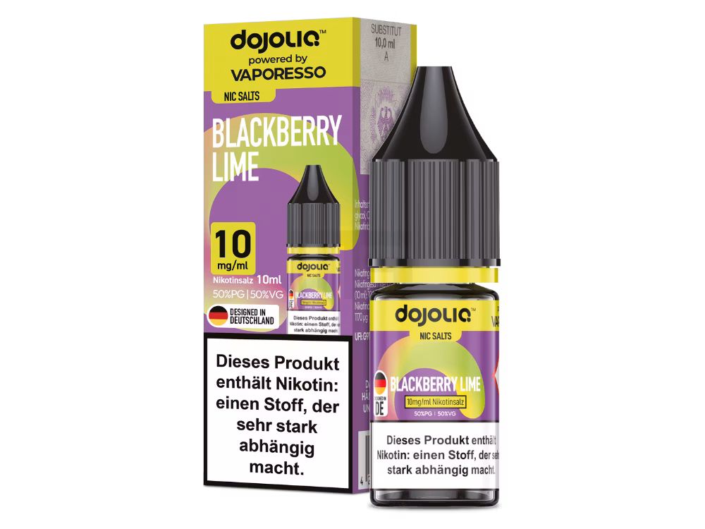 Vaporesso - Dojo - Nikotinsalz-Liquid - 10ml - Blackberry Lime - 10mg