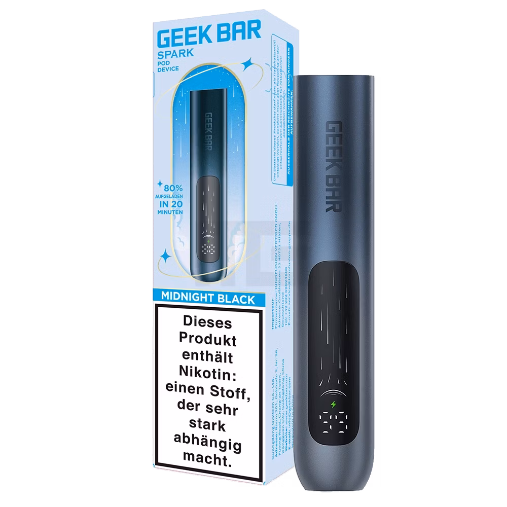 Geek Bar Spark Basisgerät Midnight Black