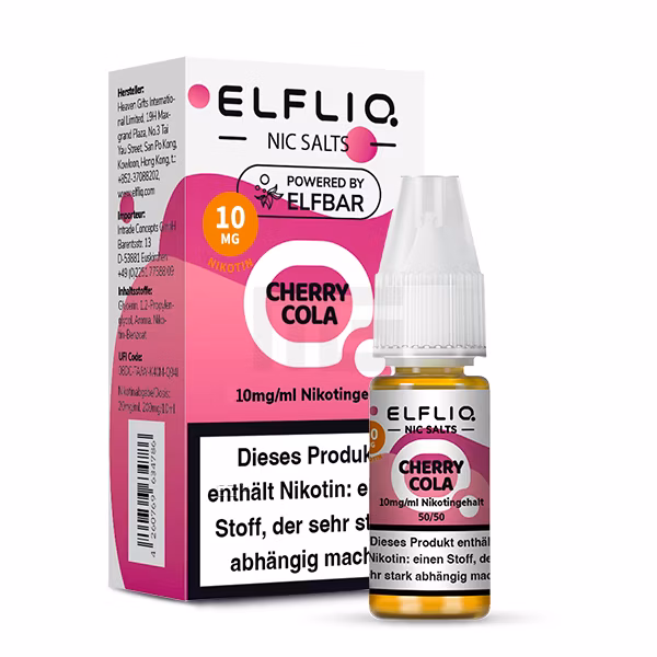 elfbar-elfliq-cherry-cola-nikotinsalz-liquid-6 Elfbar - ElfLiq - 10ml - Cherry Cola | Nikotinsalz-Stärke : 10mg