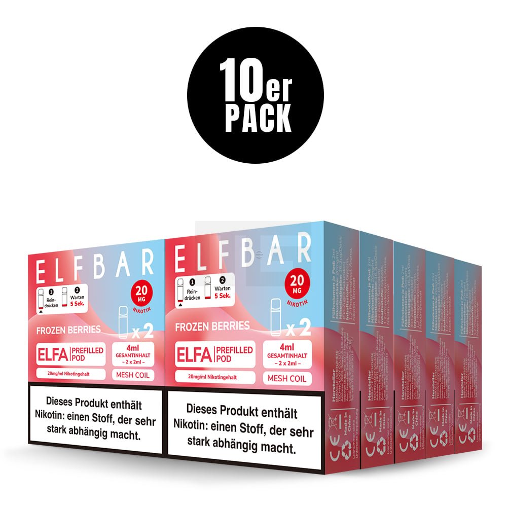 Elfbar - ELFA - Prefilled Pod - 2ml - 2er Pack - Frozen Berries - 20mg