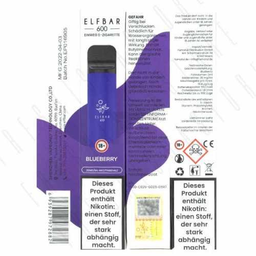 elfbar-vape-einweg-blueberry Elf Bar 600 - Blueberry