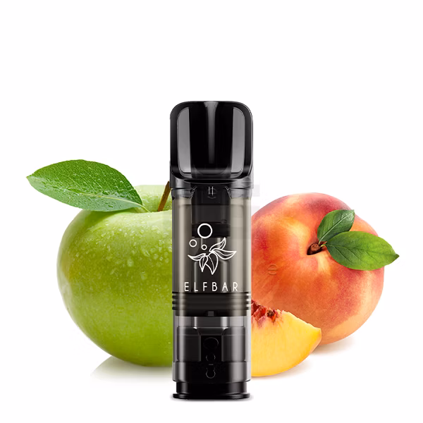 Elfbar - ELFA - Prefilled Pod - 2ml - 2er Pack - Nikotinfrei - Apple Peach