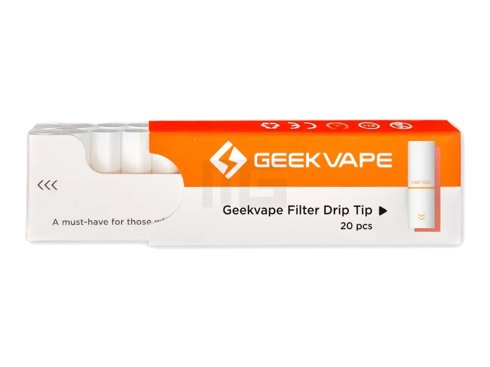 GeekVape - Wenax - M1 - Filter Drip Tip - Weiß - 20 Stk.