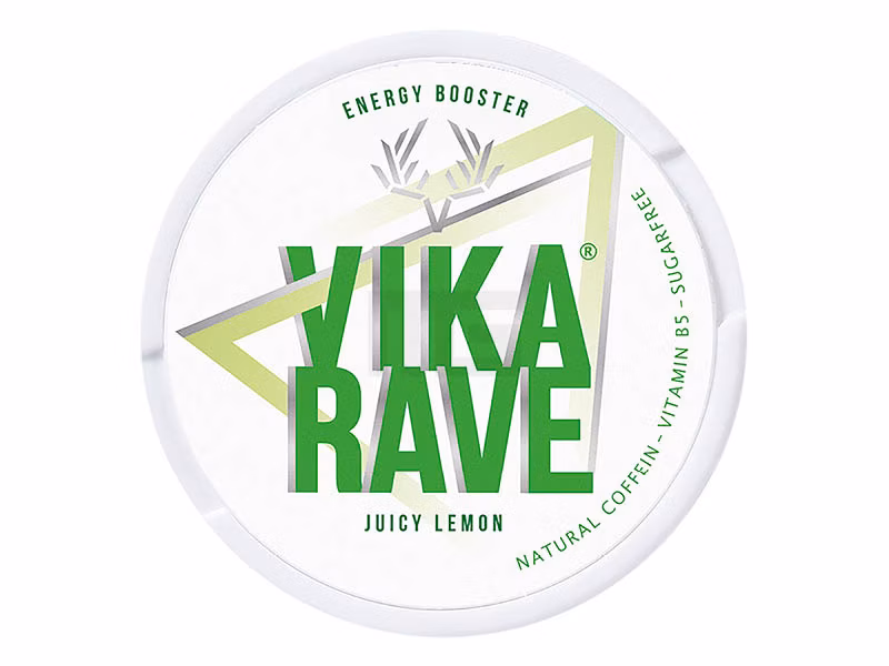 Vika Rave - Koffein Pouches - Juicy Lemon - 50mg