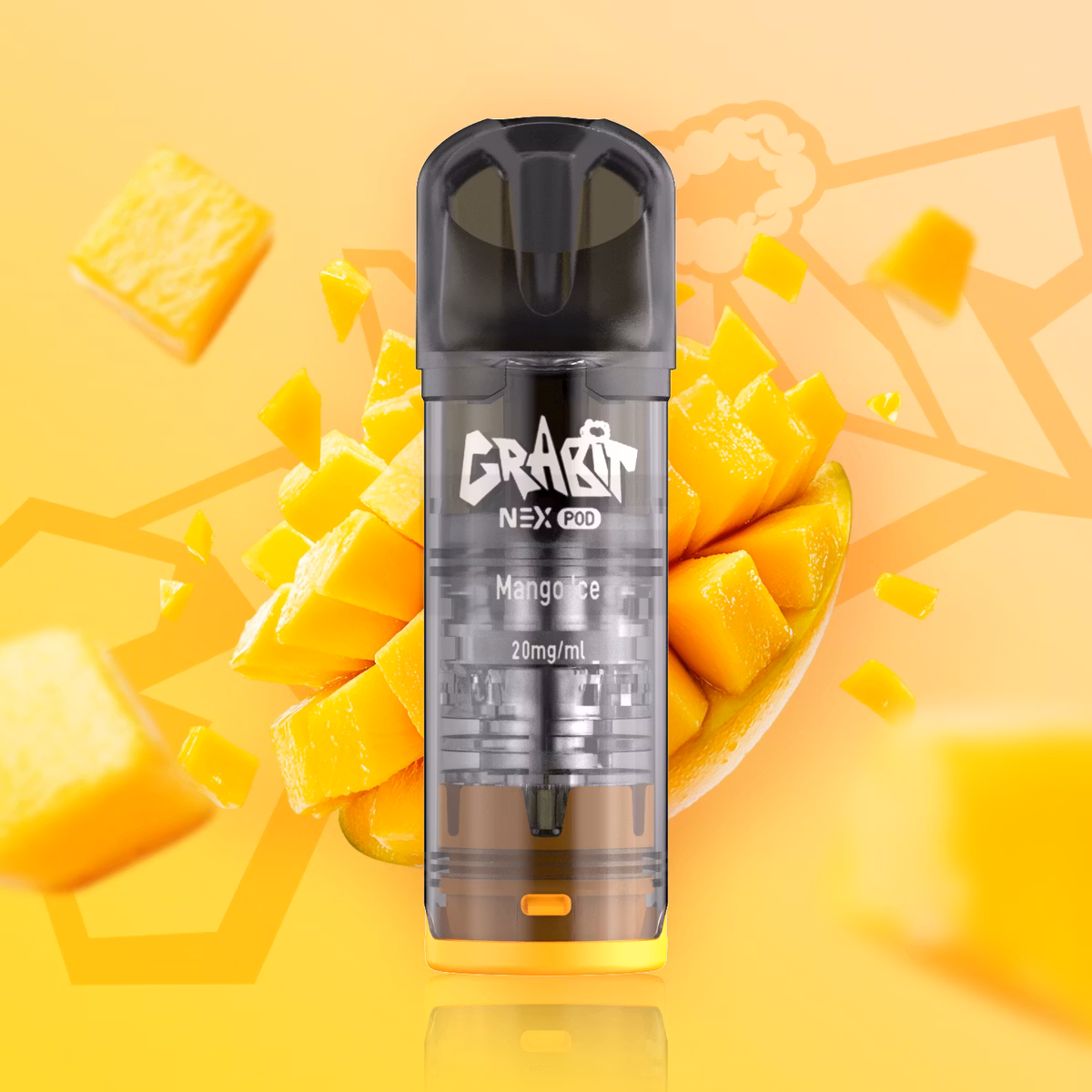 GRABIT - Nex - Prefilled Pod - 2ml - 2er Pack - Mango Ice