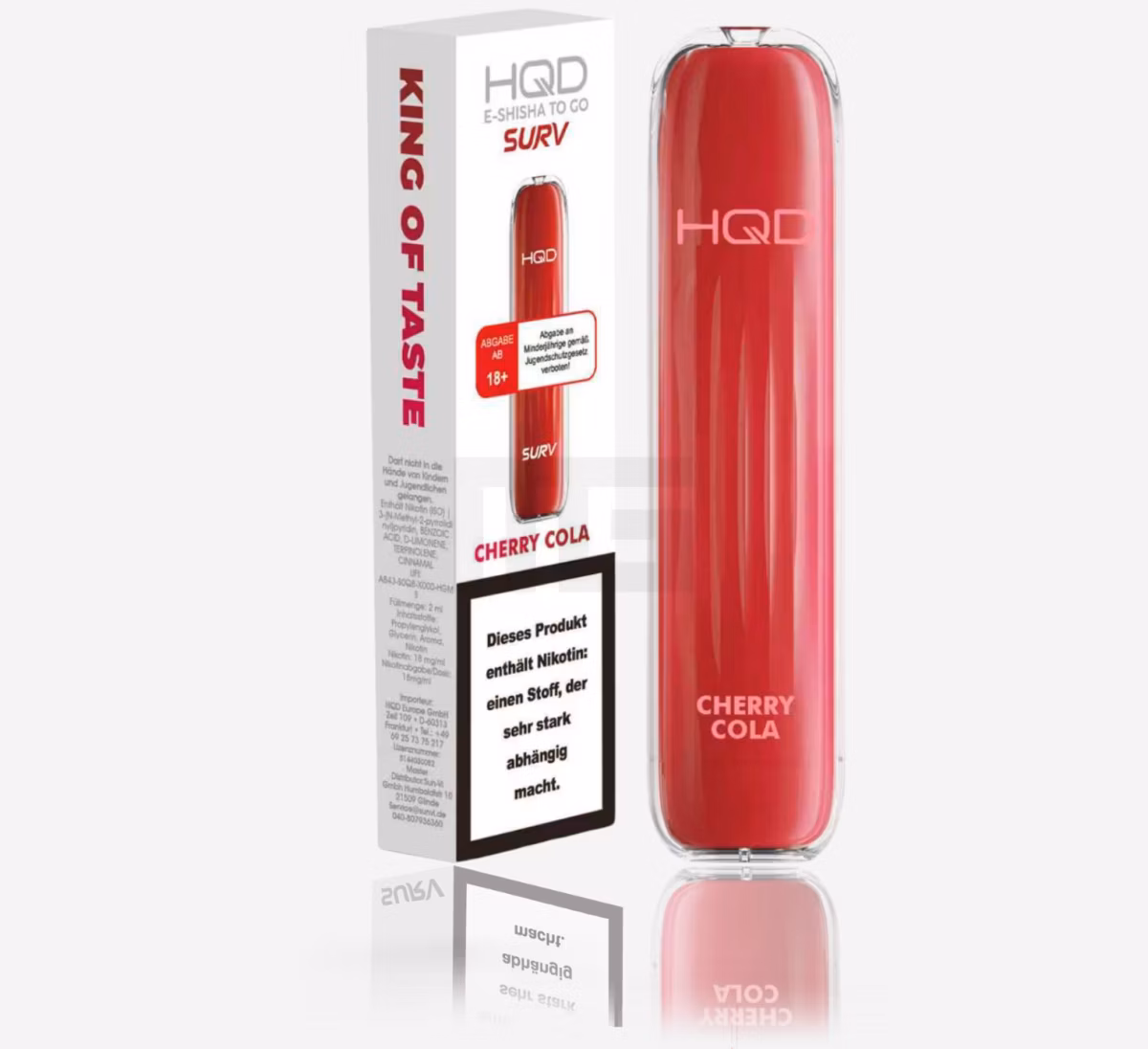 HQD - SURV - Einweg E-Zigarette - Cherry Cola - 20mg HQD - SURV - Einweg E-Zigarette - Cherry Cola - 20mg