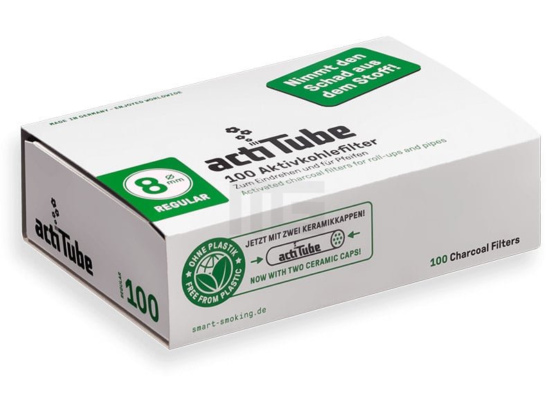 actiTube - Aktivkohlefilter - Ø 8 mm - 100 Stück
