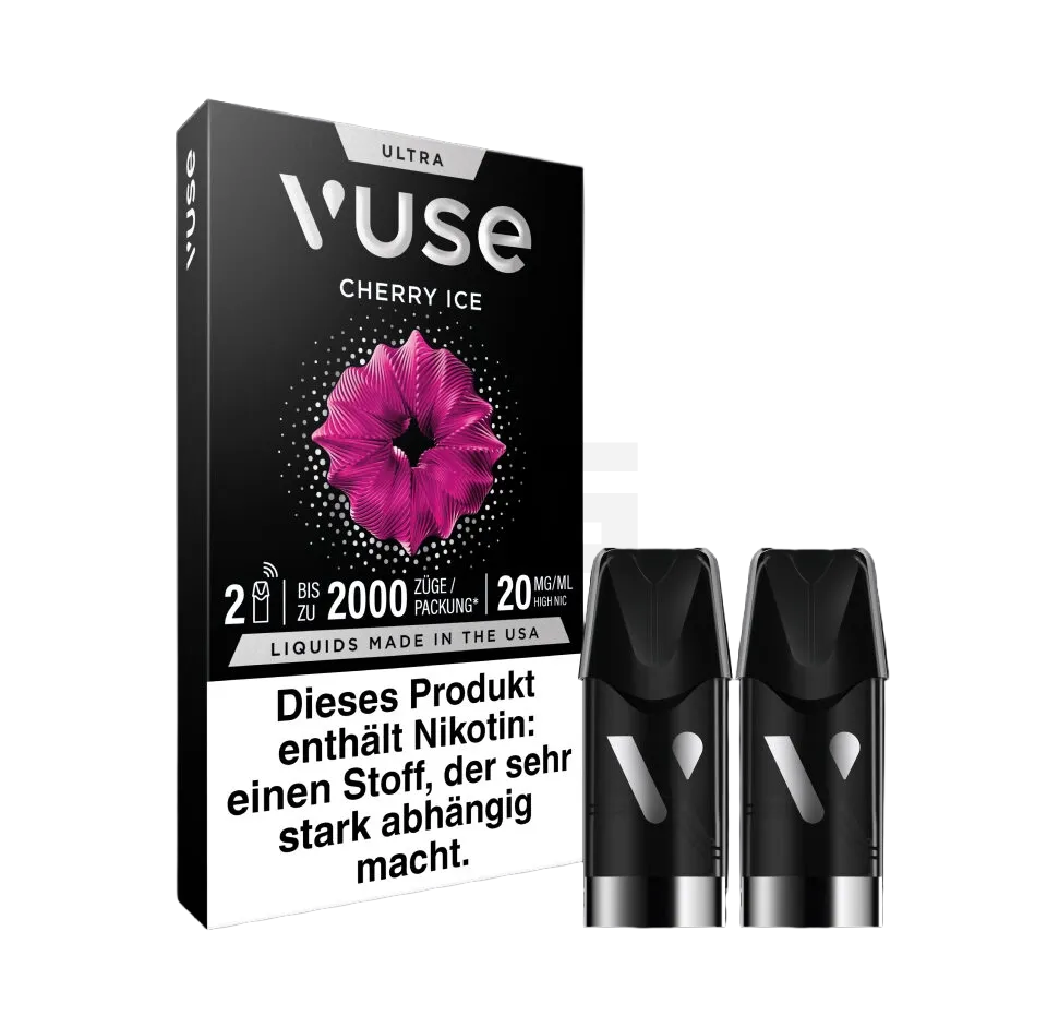 Vuse - Ultra - Prefilled Pods - Cherry Ice Vuse - Ultra - Prefilled Pods - Cherry Ice