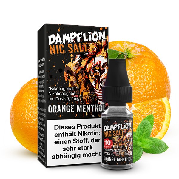 dampflion-intense-orange-Menthol-10ml-10mg Dampflion - Intense - Orange Menthol - Nikotinsalz Liquid 10mg