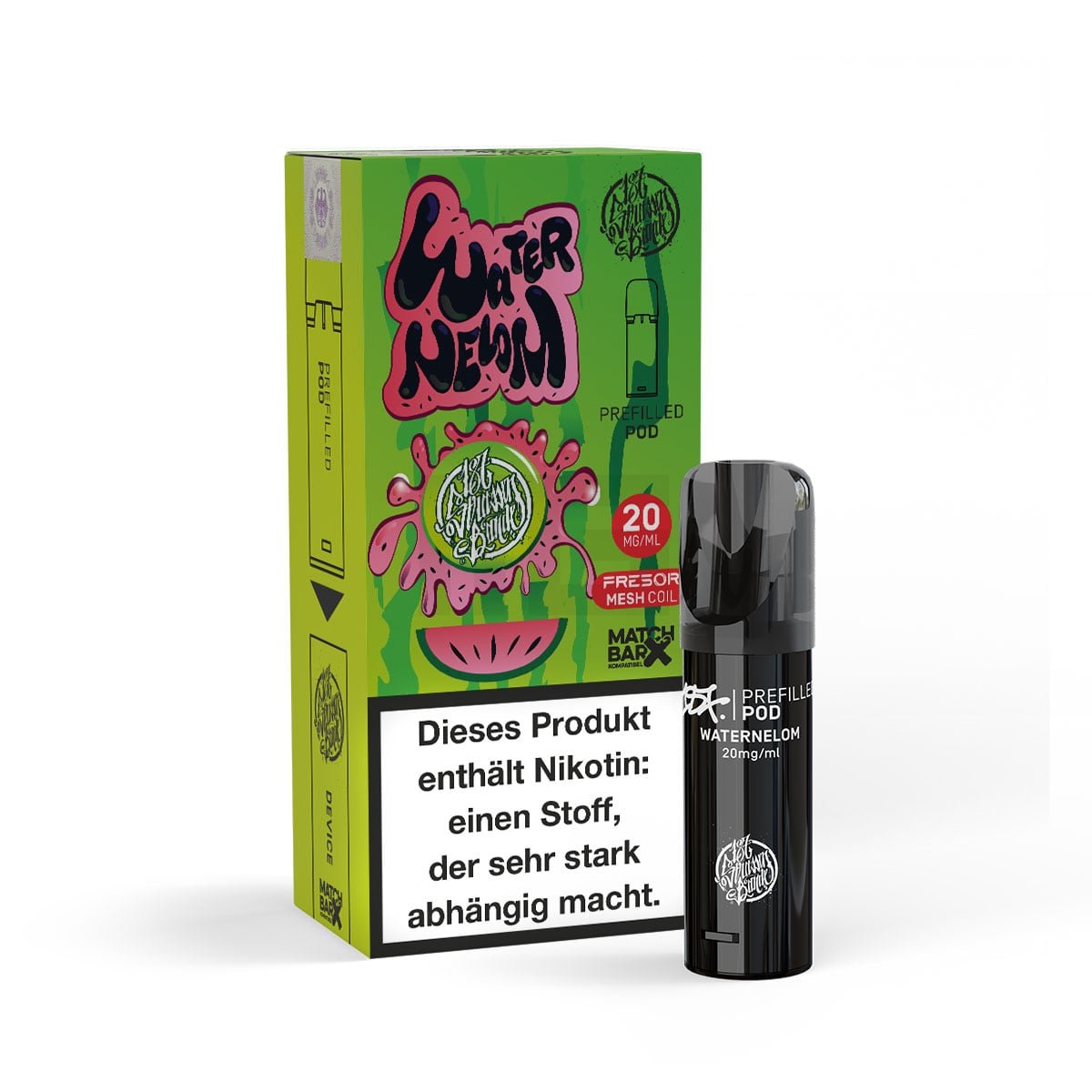 187_pod_waternelom_box_pod 187 Straßenbande - Prefilled Pod - Waternelom - 20mg