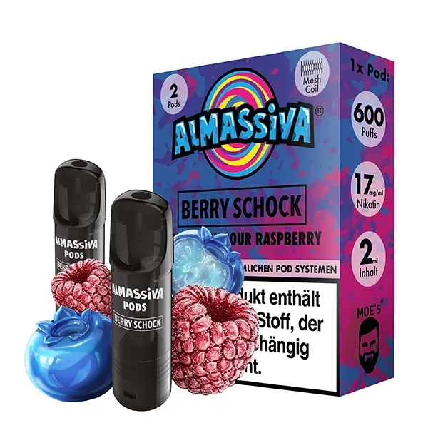 Al Massiva - Prefilled Pod - 2ml - 2er Pack - Berry Schock