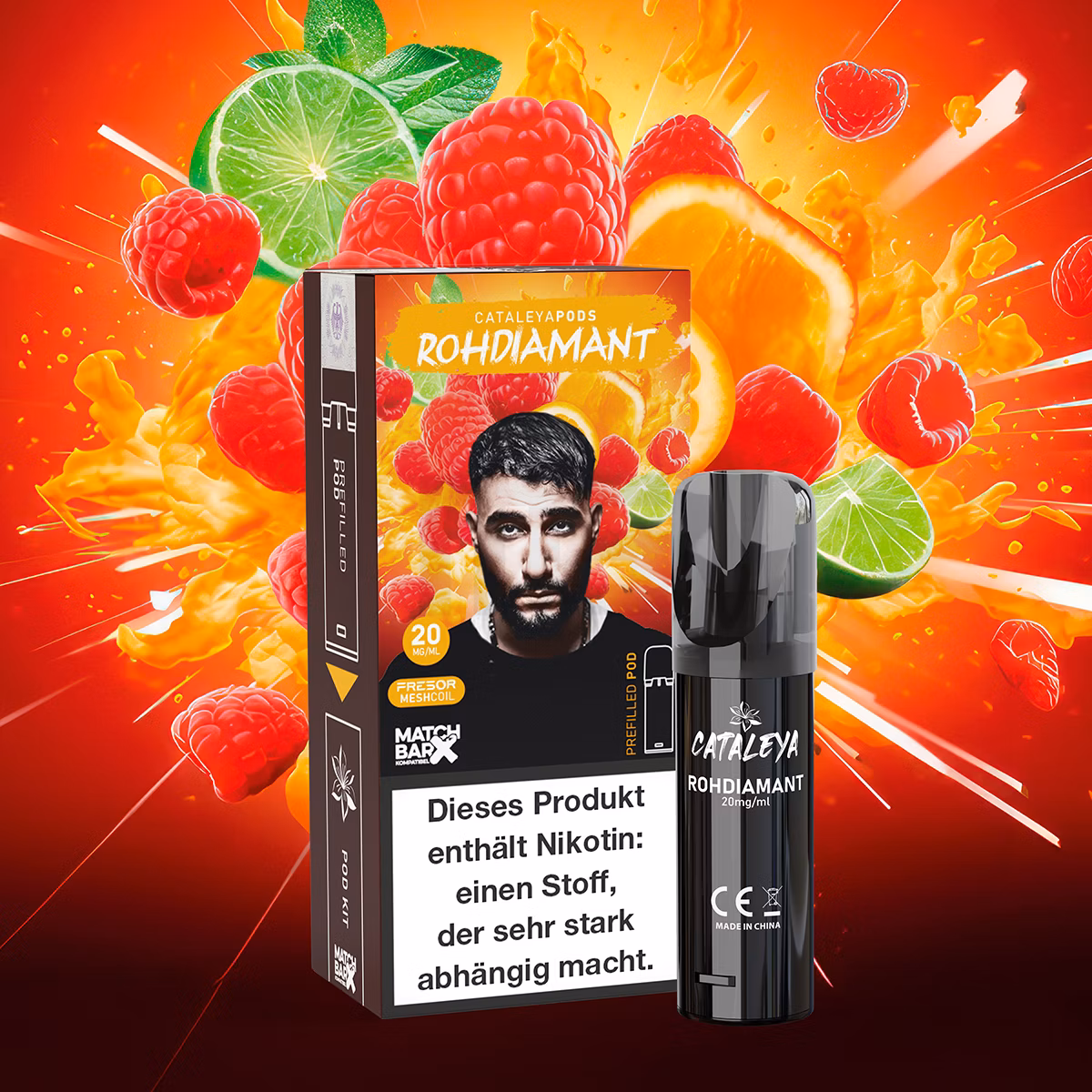 Cataleya - Prefilled-Pod - Rohdiamant | Paketgröße : ein Stück