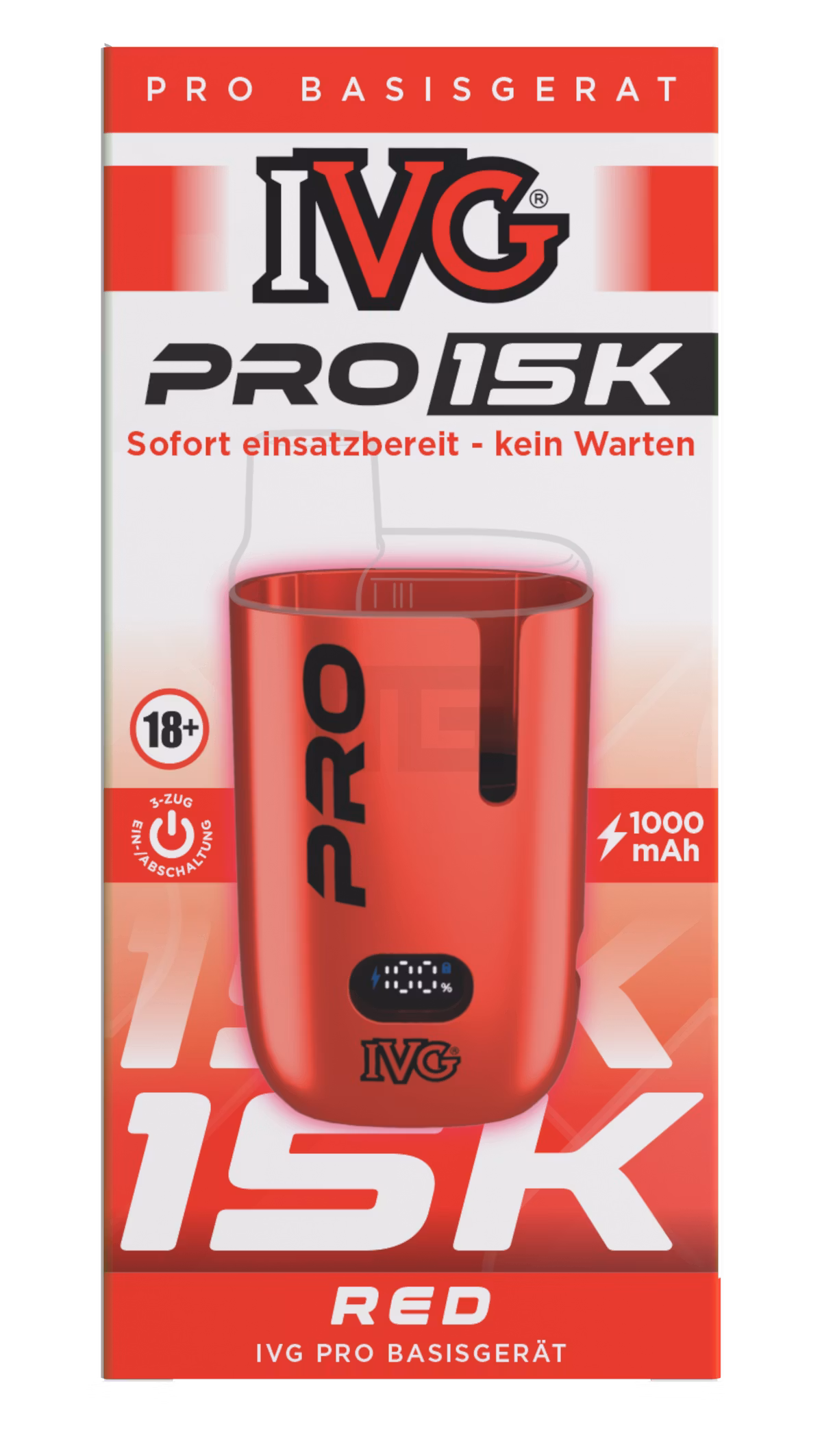IVG - Pro 15K - Basisgerät - Red