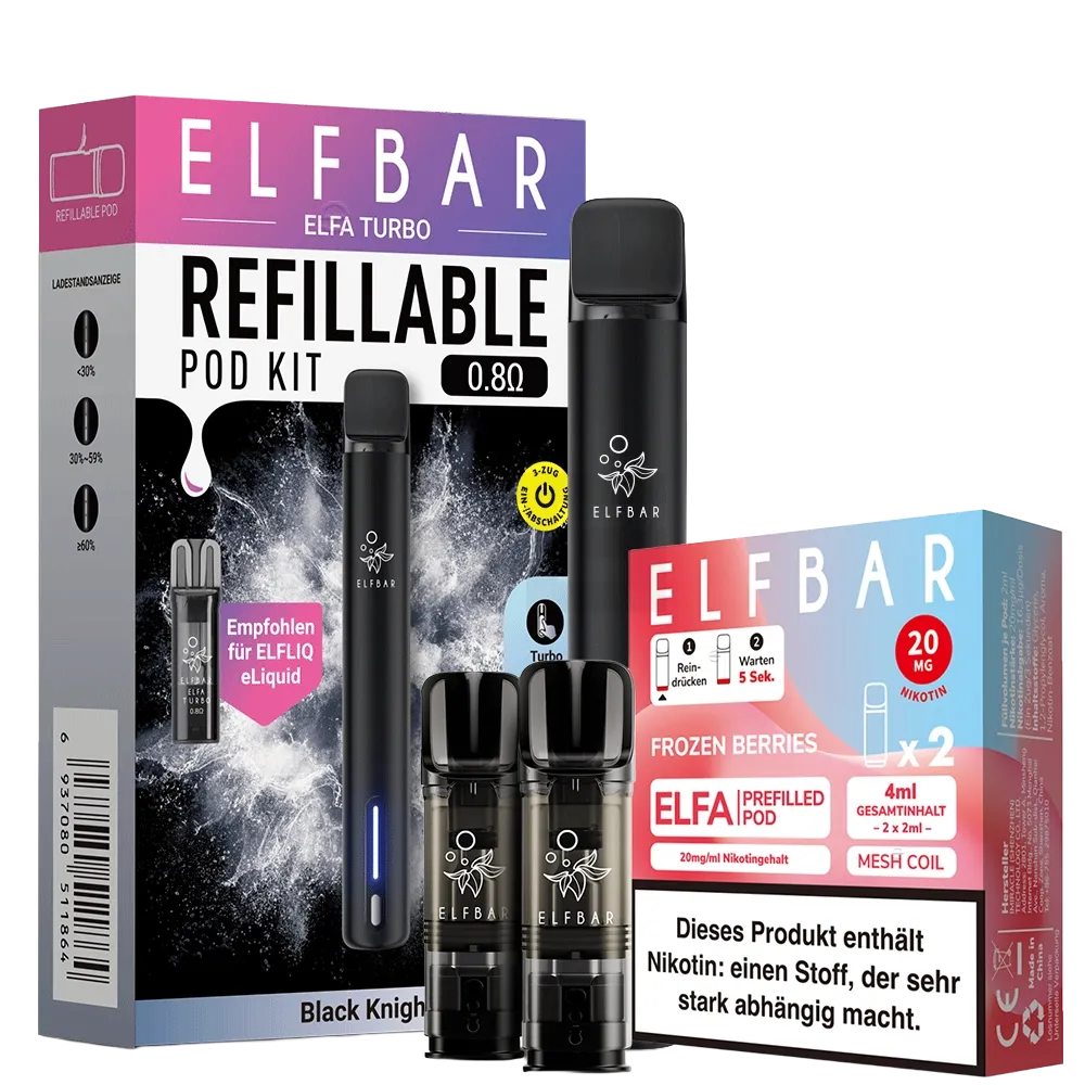 Elfbar - ELFA Turbo - Starter Kit - 20mg