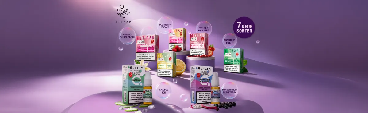 Ab sofort verfügbar: 7 neue ELFBAR Sorten bei freshishastore