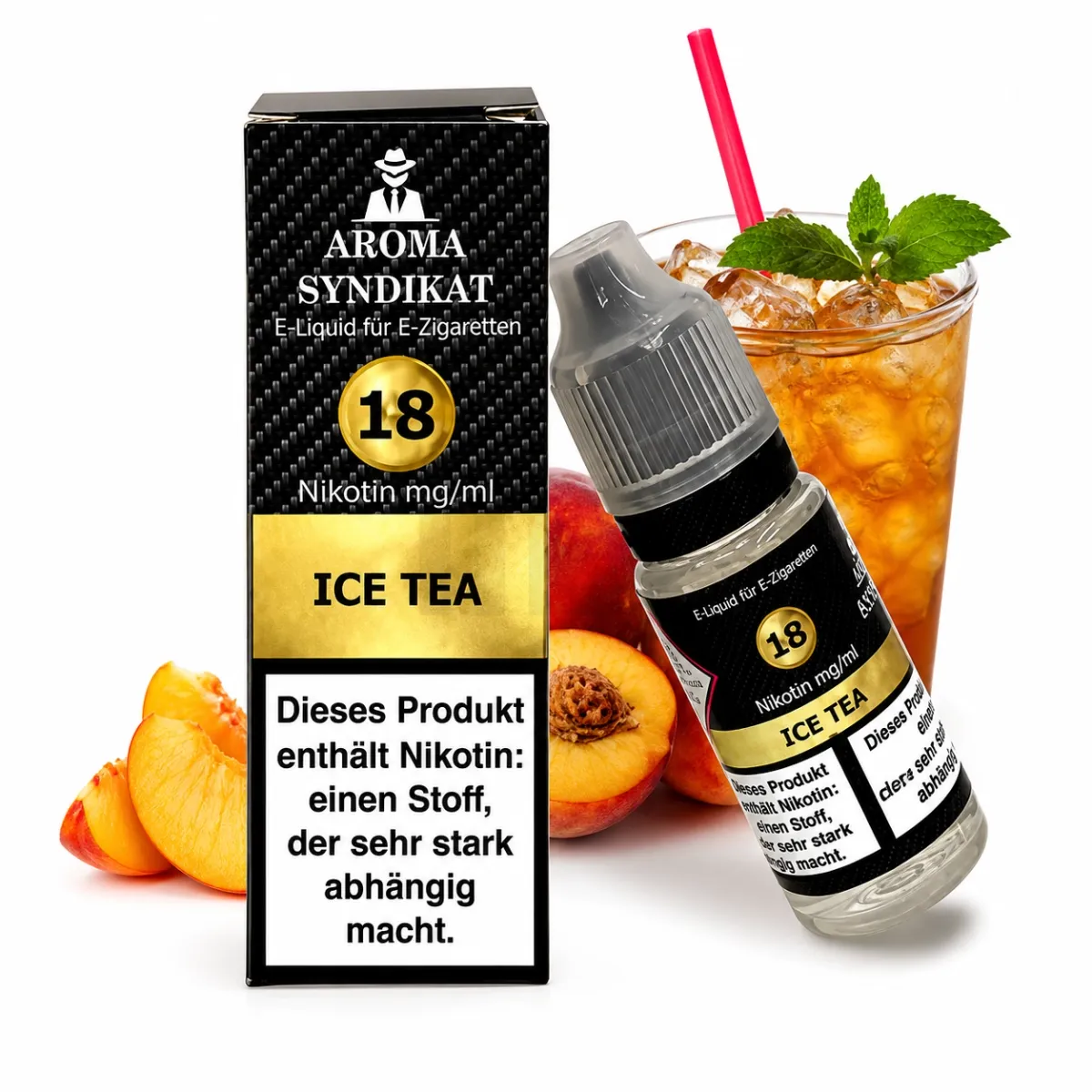 Aroma Syndikat - Nikotinsalz-Liquids - 10ml - Ice Tea - 18mg