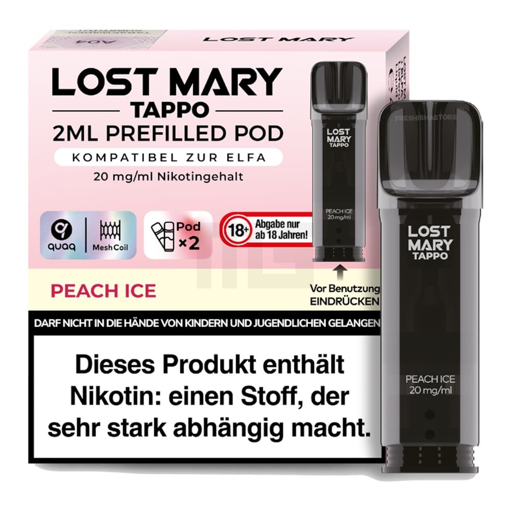 Lost Mary - Prefilled Pod - Tappo - Peach Ice - 20mg