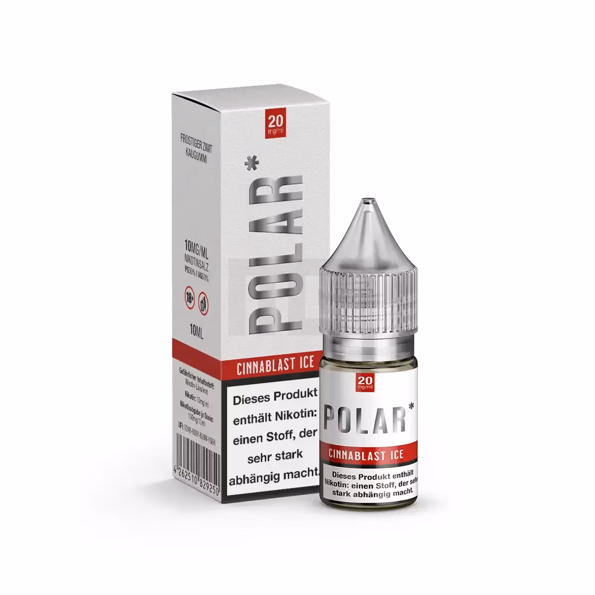 Polar Nikotinsalz-Liquid Cinnablast Ice 10ml 20mg Polar Nikotinsalz-Liquid Cinnablast Ice 10ml 20mg