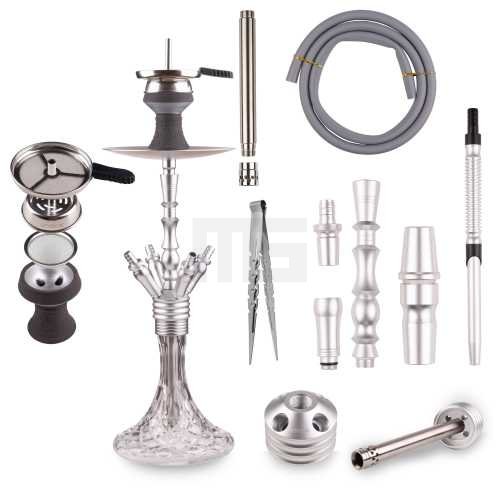 Shisha-Wasserpfeife-Smokah-Shisha-Jump-1.0-Silber-freshisha-store