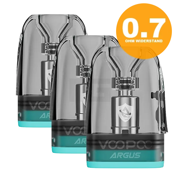 Voopoo - ARGUS - V2 Pod Tank Verdampfer - 0.7 Ohm - 3ml - Top Fill - 3er Paket