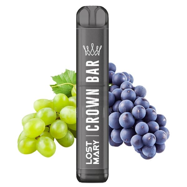 CROWN BAR by Al Fakher x Lost Mary - Einweg E-Zigarette - Grape - 20mg - CP 