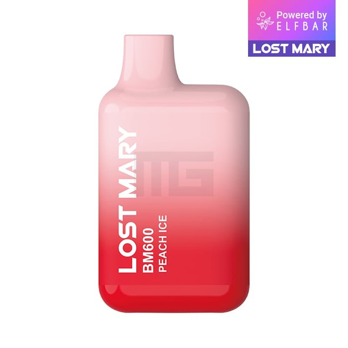 Lost Mary - BM600 - Einweg E-Zigarette - Peach Ice - 20mg - 1er Packung Lost Mary - BM600 - Einweg E-Zigarette - Peach Ice - 20mg - 1er Packung