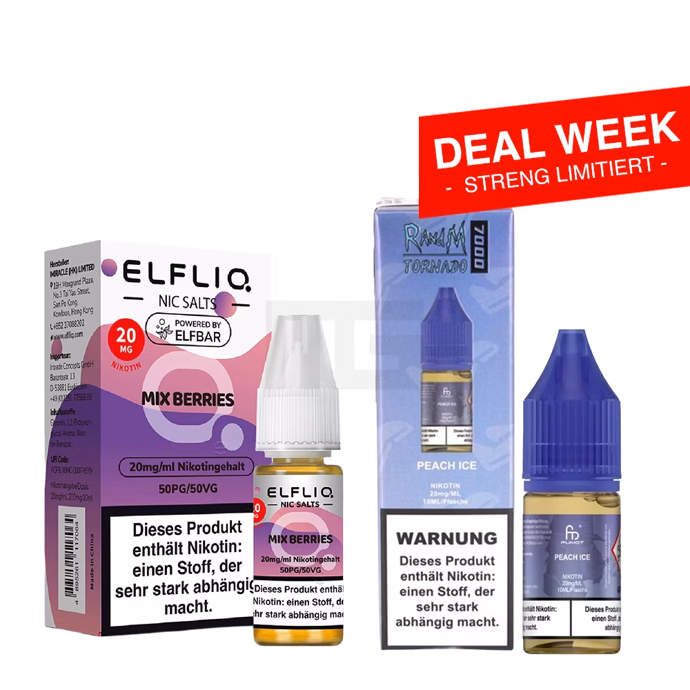 ELFBAR ELFLIQ + Fumot RandM Tornado Liquid Starter Kit ELFBAR ELFLIQ + Fumot RandM Tornado Liquid Starter Kit