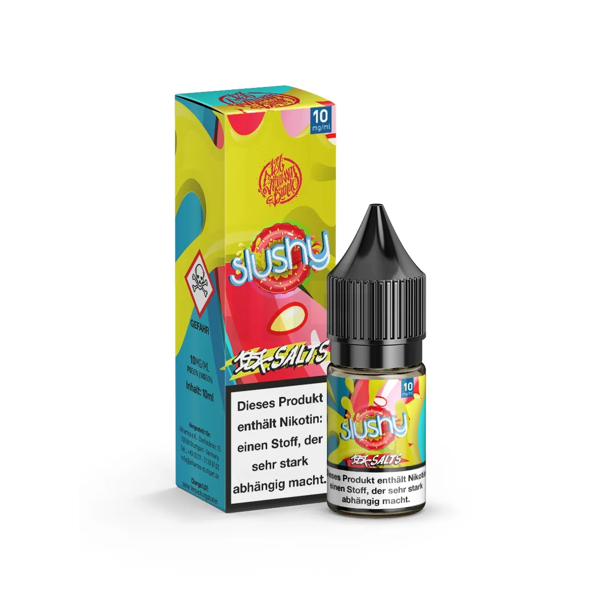 187 Straßenbande - Nikotinsalz-Liquids - 10ml - Slushy | Nikotinsalz-Stärke : 10mg | Paketgröße : 1er Packung 187 Straßenbande - Nikotinsalz-Liquids - 10ml - Slushy | Nikotinsalz-Stärke : 10mg | Paketgröße : 1er Packung
