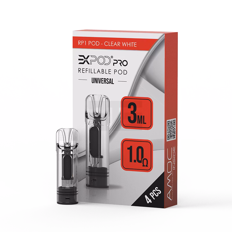 Expod Pro - RP1 Leerpod - Clear White - 4 Stück